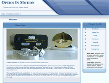 Tablet Screenshot of opticsinmotion.net